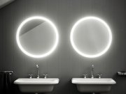 Agape, Memory Specchio con illuminazione diametro 70 cm