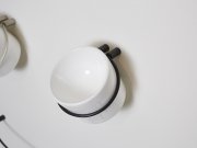 Agape, Bucatini Portasapone Ceramica Bianca