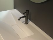 Fantini, AF/21 Fukasawa Miscelatore lavabo Matt GUN Metal PVD