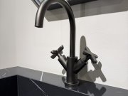 Fantini, Icona Classic Gruppo lavabo Matt GUN Metal PVD