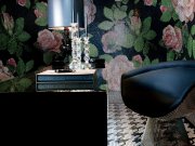 Bisazza, Springrose Nero mosaico 32x32 cm