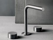 Fantini, AF/21 Fukasawa Steel Washbasin mixer