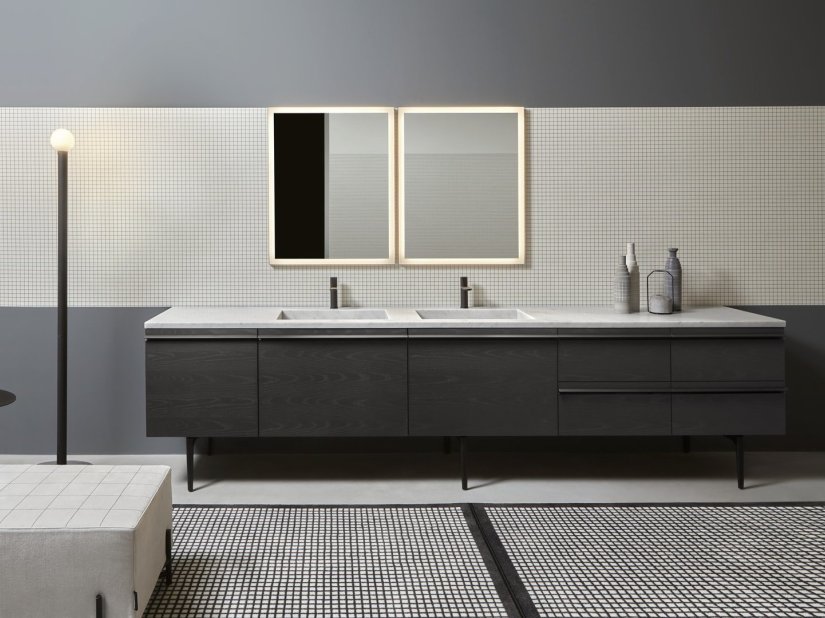 antoniolupi, Borderline Vanity unit 307x54 cm 