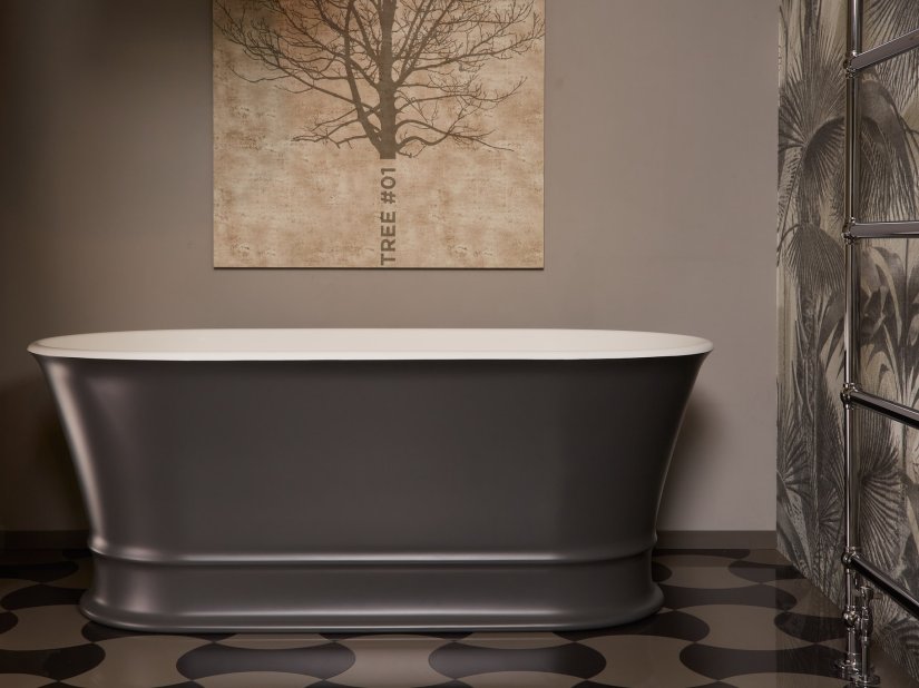 Disenia, Dekò Vasca 160x78,5 cm Grigio Traffico 