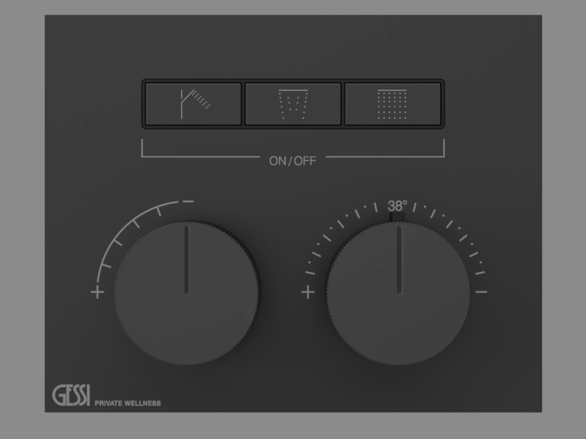 Gessi, Hi-Fi Compact Miscelatore termostatico 