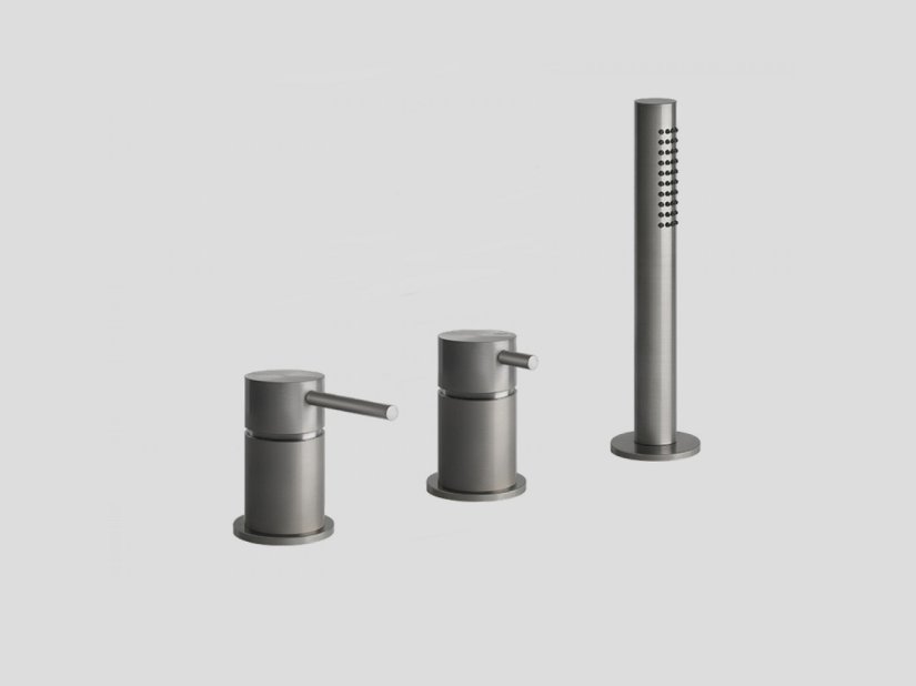 Gessi, Bath316 Gruppo vasca Warm Bronze Brushed PVD 
