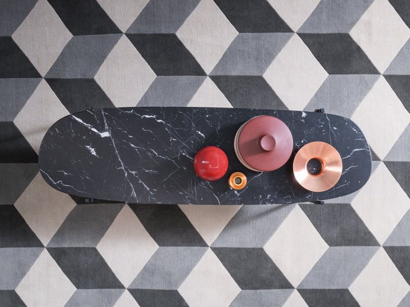 Zanotta, Niobe 140x40 cm Coffee Table 