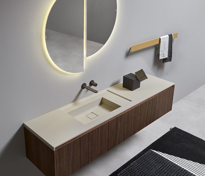 antoniolupi, Binario03 Vanity unit 144x47 cm 