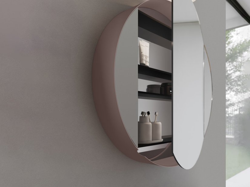 Idea, Giotto Storage mirror diam. 80 cm 