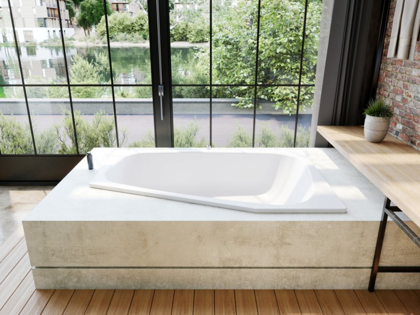 Kaldewei, Plaza Duo sinistra Vasca 180x120/80 cm 