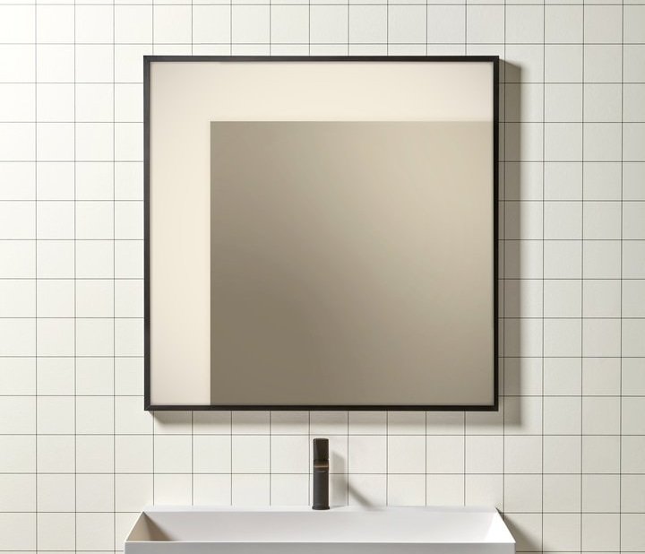antoniolupi, Dialoganti Mirror with light 90x90 cm 