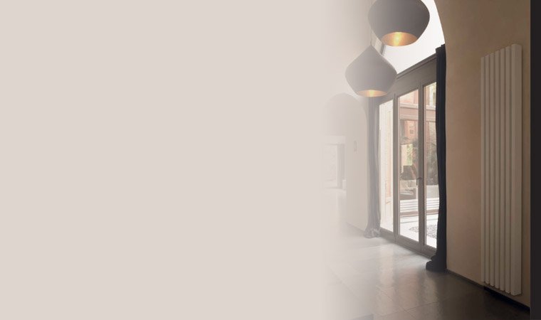 Tubes, Soho Termoarredo 180x45 cm Grigio Opaco 