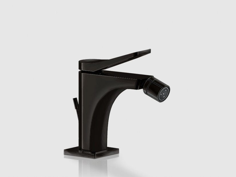 Gessi, Rilievo Mixer for bidet Black Metal 