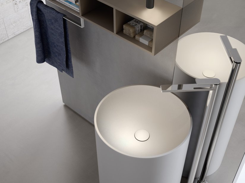 Idea, Cilindro Washbasin diam.44 cm 