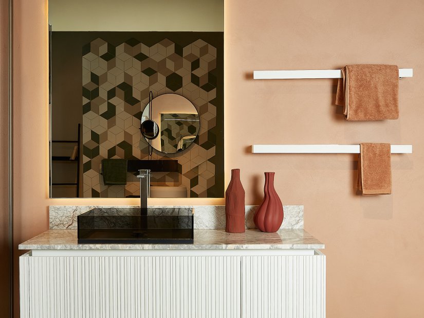 Aqua, Via Condotti Mobile portalavabo L 130,1 cm 