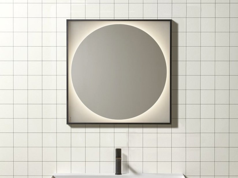 antoniolupi, Dialoganti Mirror with light 70x70 cm 