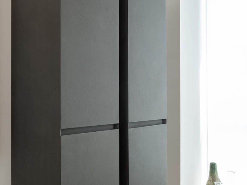 Idea, Cubik Colonna contenitore 35x126 cm FANGO 