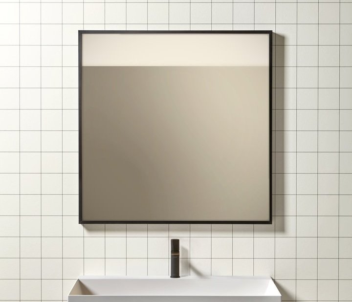 antoniolupi, Dialoganti Mirror with light 90x90 cm 