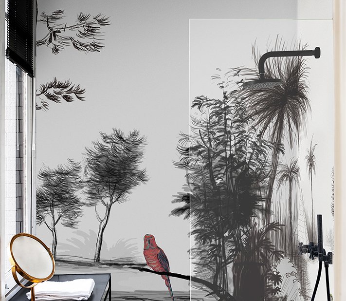 Wall&decò, Imaginary Paradise Wallpaper 
