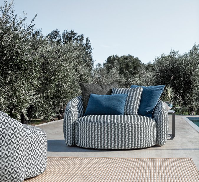 Flexteam, Globe Outdoor Armchair diam.150 cm 