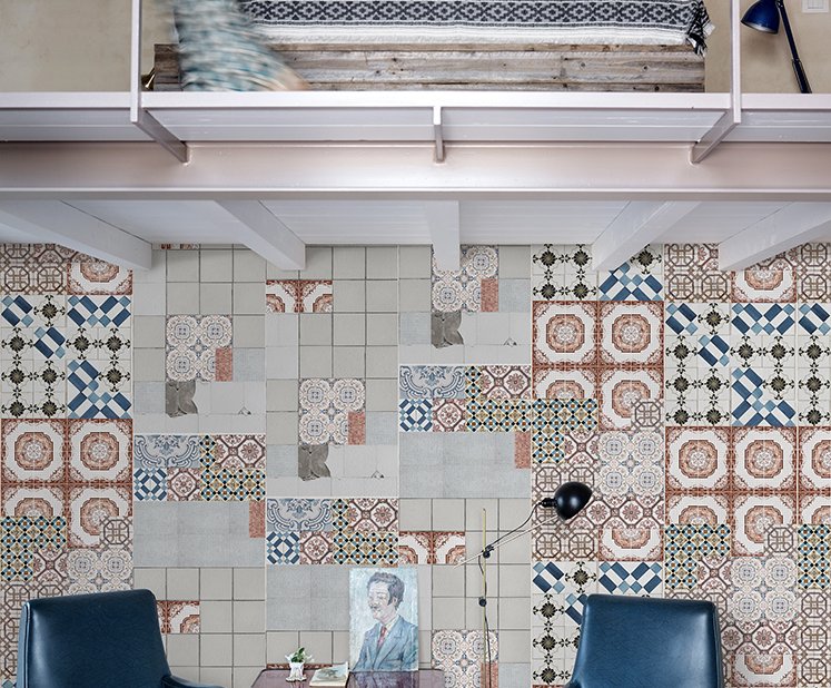 Wall&decò, Tell Me Tiles TS Wallpaper 