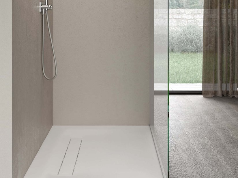 Disenia, City Shower tray 80x100 cm WHITE 