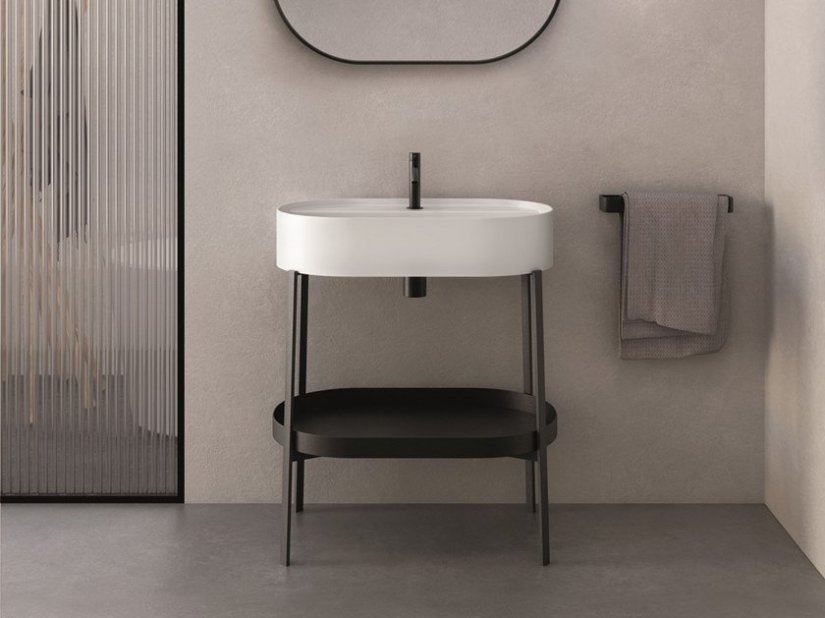 Nic Design, Consolle 70 PRUGNA OPACO/BRONZO SPAZZOLATO 