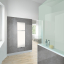 Zehnder, Fina Bar Scaldasalviette 50x130 cm Grey White