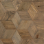 Woodco, Signature Spina per esagono Rovere Terra d'Ombra Parquet