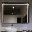 Idea, Pigreco Specchio illuminato 120x90 cm Nero Opaco