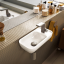 Flaminia, Pass Washbasin 40x22 cm