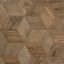 Woodco, Signature Herringbone for hexagon Umber Oak Parquet